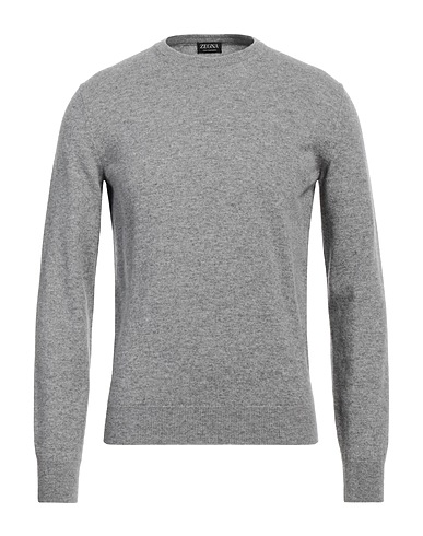 ZEGNA Kaschmirpullover  Hellgrau 100% Kaschmir