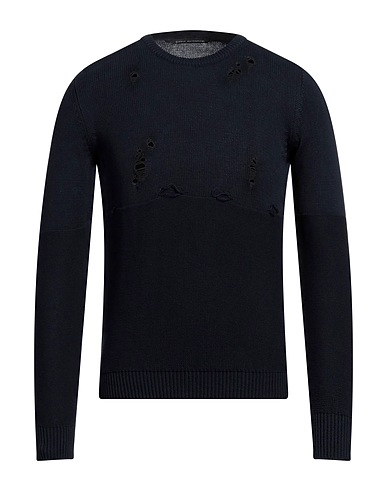 DANIELE ALESSANDRINI Jumper Midnight blue 100% Cotton