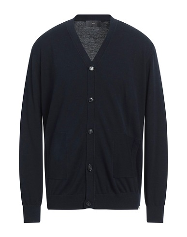 LIU •JO MAN Cardigan Midnight blue 100% Cotton