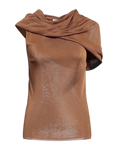 SAINT LAURENT Jumper Brown 100% Viscose