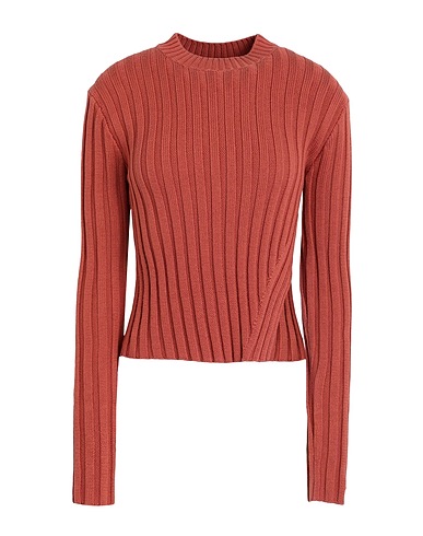 CALVIN KLEIN Pullover Rostrot 65% Baumwolle, 25% Polyester, 10% Wolle