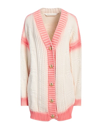 PALM ANGELS Cardigan Ivory 62% Cotton, 38% Polyamide