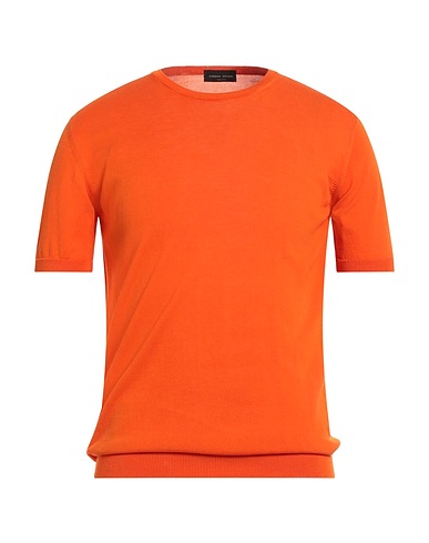 ROBERTO COLLINA Jumper Orange 100% Cotton