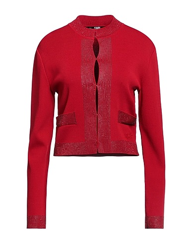 KARL LAGERFELD Cardigan Red 63% Viscose, 37% Nylon