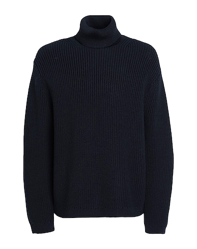 ARKET Polo neck Midnight blue 71% Wool, 29% Cotton