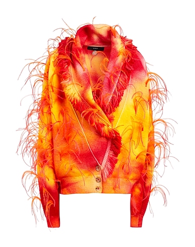 ALANUI Cardigan Red 95% Virgin Wool, 5% Polyamide