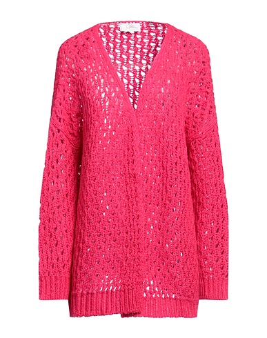 SOALLURE Cardigan Fuchsia 38% Acrylic, 32% Polyamide, 30% Mohair wool