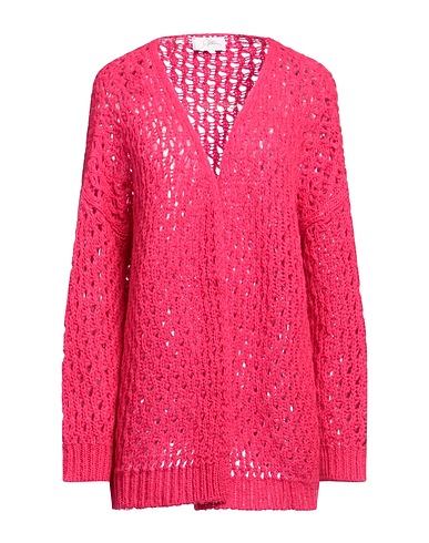 SOALLURE Cardigan FUCSIA 38% Acrylic, 32% Polyamide, 30% Mohair wool