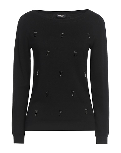LIU •JO Jumper Black 80% Viscose, 20% Polyamide