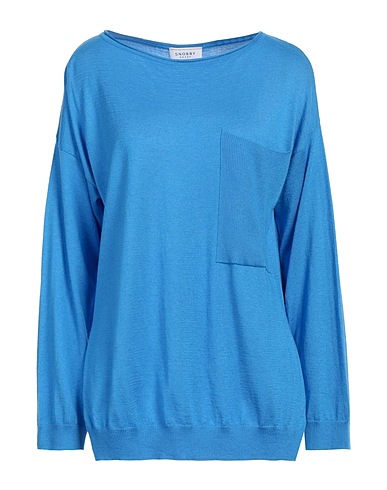 SNOBBY SHEEP Pullover Azzurro 55% Seta, 45% Cachemire