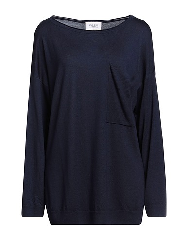 SNOBBY SHEEP Jumper Navy blue 55% Silk, 45% Cashmere