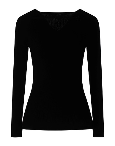 LIU •JO Pullover Nero 83% Viscosa, 17% Poliestere