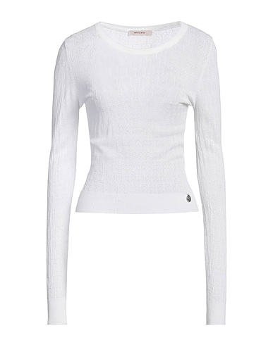 WHITE WISE Jumper 65% Viscose, 35% Nylon