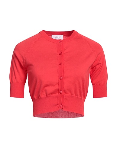 SNOBBY SHEEP Cardigan Coral 90% Cotton, 10% Silk