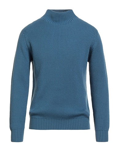 FILIPPO DE LAURENTIIS Polo neck Azure 100% Merino Wool