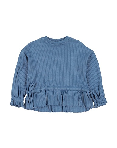 MEILISA BAI Pullover Blaugrau 48% Viskose, 29% Polyester, 19% Polyamid, 4% Elastan