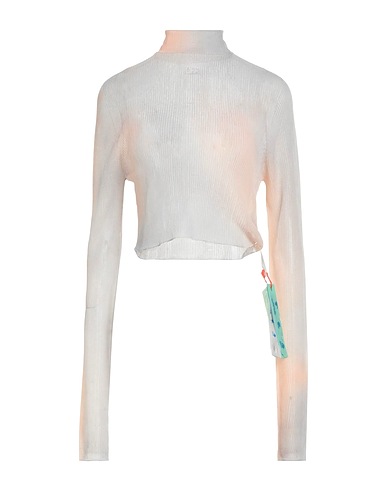 OFF-WHITE™ Polo neck Light grey 70% Polyamide, 30% Polyester