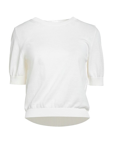 SEMICOUTURE Jumper Ivory 100% Cotton