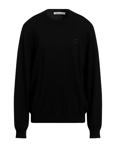 TRUSSARDI プルオーバー ブラック レーヨン 72% / ナイロン 28%
