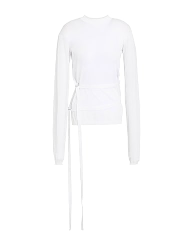 ANN DEMEULEMEESTER Top Blanco 82% Algodón, 18% Poliamida
