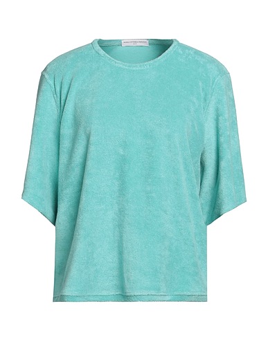 MVP WARDROBE Felpa TURCHESE 80% Cotone, 20% Poliestere, Acetato, Poliuretano