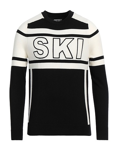 PERFECT MOMENT Pullover Nero 100% Lana Merino