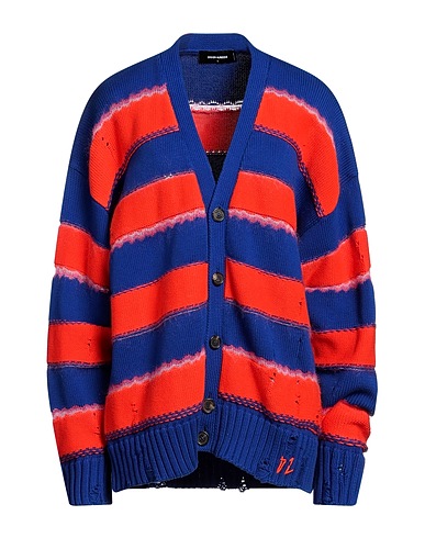 DSQUARED2 Cardigan Blue 90% Cotton, 4% Acrylic, 3% Polyamide, 3% Mohair wool