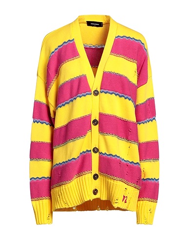 DSQUARED2 Cardigan 90% Cotton, 4% Acrylic, 3% Polyamide, 3% Mohair wool