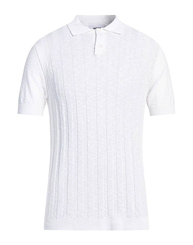 ALPHA STUDIO Pullover Bianco 100% Cotone