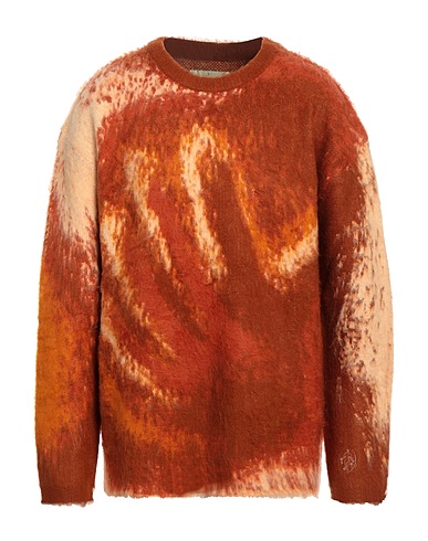 UNTITLED ARTWORKS Pullover Ruggine 82% Acrilico, 18% Lana