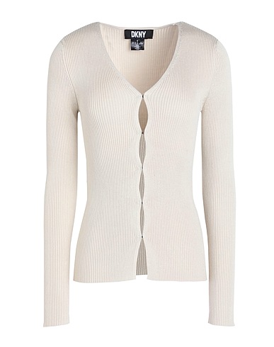 DKNY Cardigan Panna 80% Rayon, 20% Nylon