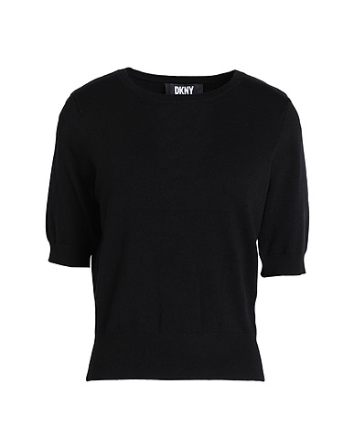 DKNY Jumper Black 77% Rayon, 22% Nylon, 1% Other Fibres
