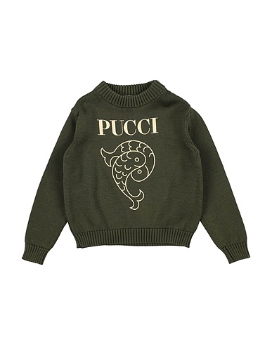PUCCI Sweater Military green 100% Cotton