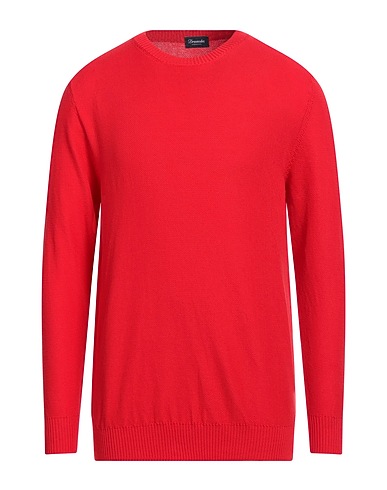 DRUMOHR Pullover Rot 100% Baumwolle