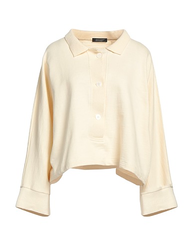 ARAGONA Sweatshirt Cream 100% Cotton