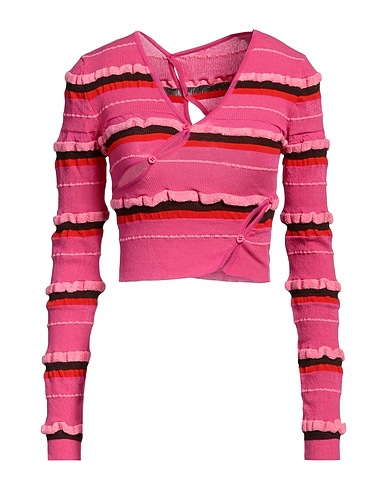 JACQUEMUS Jumper Fuchsia 44% Polyamide, 30% Cotton, 19% Recycled polyamide, 7% Elastane
