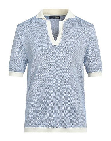 LARDINI Sweater Blue 100% Cotton