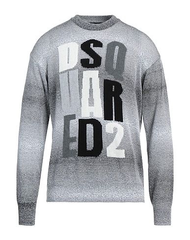 DSQUARED2 Jumper Grey 89% Cotton, 11% Polyamide