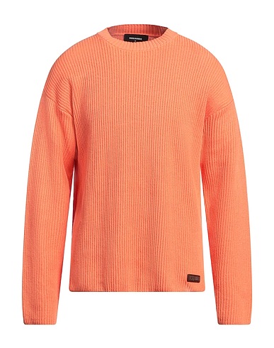 DSQUARED2 Jumper Salmon pink 100% Cotton, Calfskin