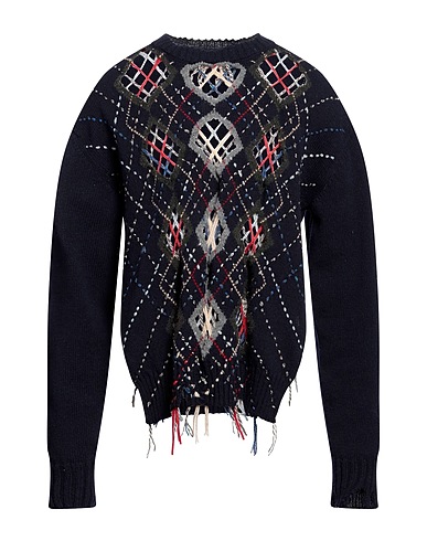 MAISON MARGIELA Jumper Midnight blue 85% Wool, 7% Alpaca wool, 6% Acrylic, 2% Polyamide
