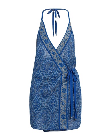 CIRCUS HOTEL Short dress Blue 50% Polyester, 50% Polyamide