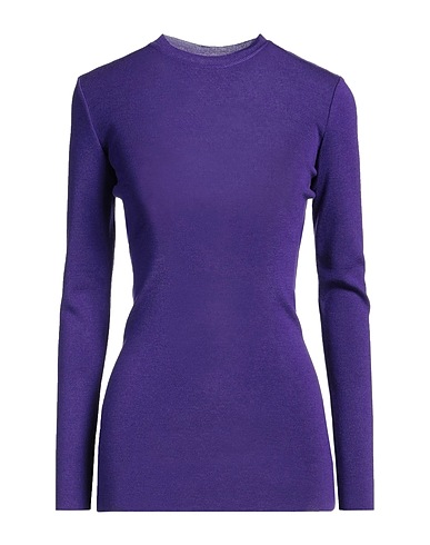VALENTINO GARAVANI Cashmere jumper Purple 70% Cashmere, 30% Silk