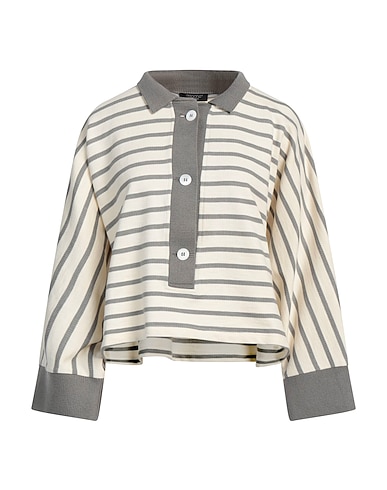 ARAGONA Sweatshirt Taupe 100% Cotton