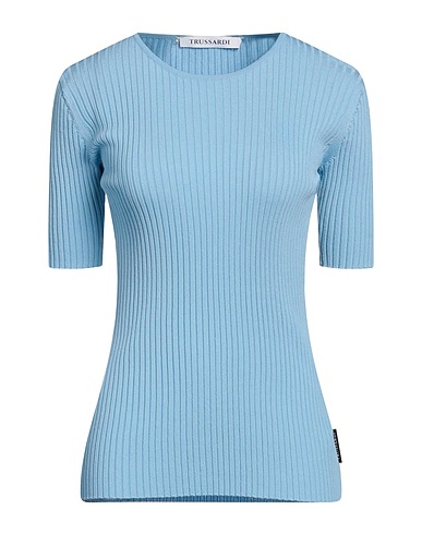 TRUSSARDI Pullover Celeste 63% Viscosa, 37% Poliammide