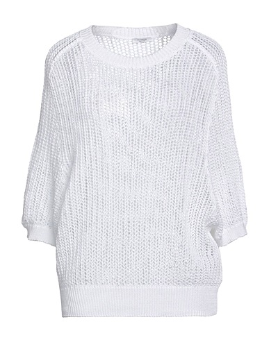 PESERICO Sweater White 96% Cotton, 4% Polyester