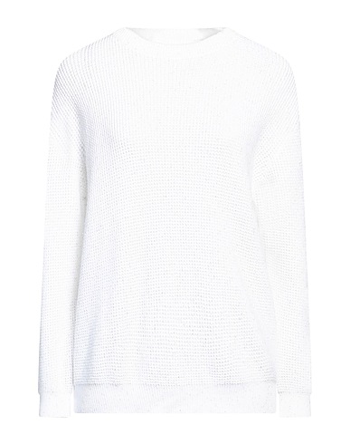 BRUNELLO CUCINELLI Sweater White 96% Cotton, 4% Polyester, Brass
