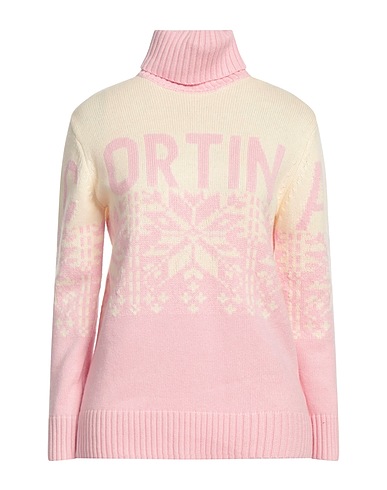 MC2 SAINT BARTH Turtleneck Cream 40% Wool, 25% Viscose, 25% Polyamide, 10% Cashmere