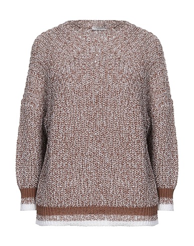 PESERICO Jumper Camel 100% Cotton, Polyester