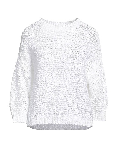PESERICO Sweater White 100% Cotton