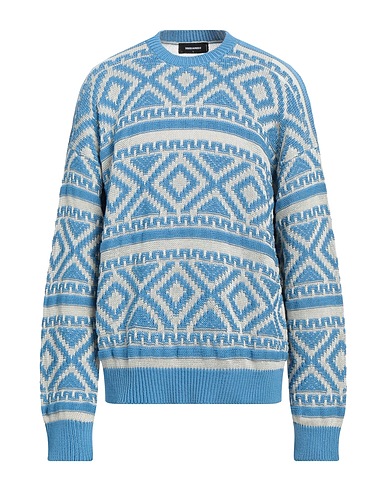 DSQUARED2 Sweater Azure 60% Cotton, 40% Linen